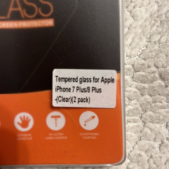 Supershieldz tempered glass screen protector for iPhone 7plus/ 8plus - Picture 2 of 4